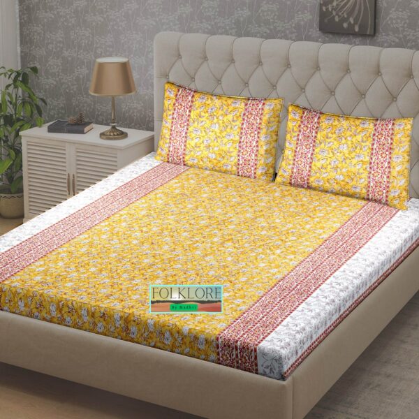 Folklore Super King Bedsheet