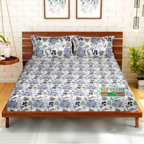 Folklore Super King Bedsheet