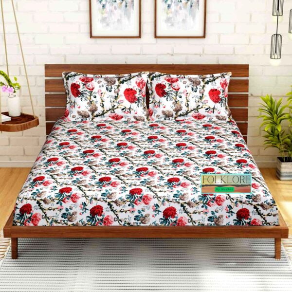 Folklore Super King Bedsheet